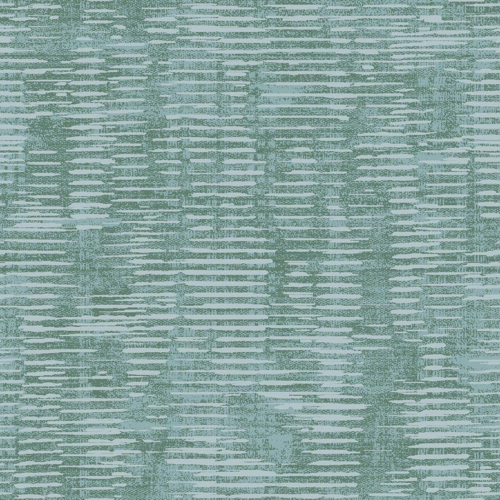 Elegance Collection Teal Green Stripy Shimmer Finish Non-Pasted Non-Woven W