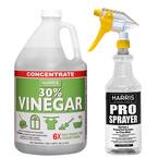 128 oz. 30% Cleaning Vinegar Concentrate and 32 oz. Professional Spray Bottle