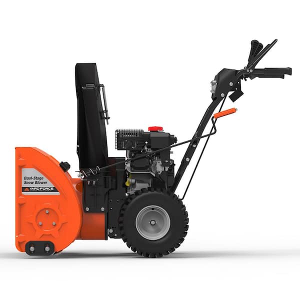 24 in. Dual-Stage Gas Snow Blower with Electric Start