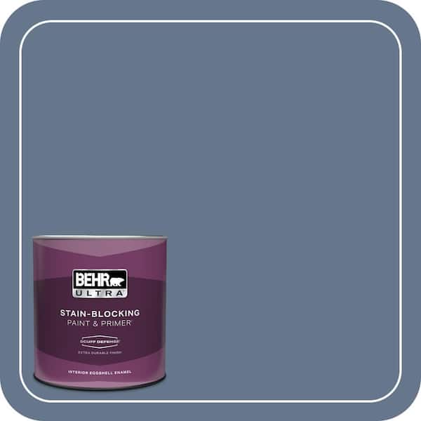 BEHR ULTRA 1 qt. #ECC-57-3 Always Indigo Extra Durable Eggshell Enamel Interior Paint & Primer