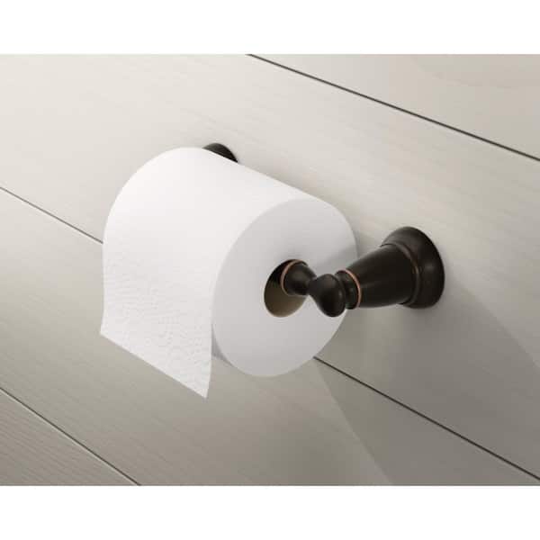 Banbury Pivoting Double Post Toilet Paper Holder in Mediterranean Bronze