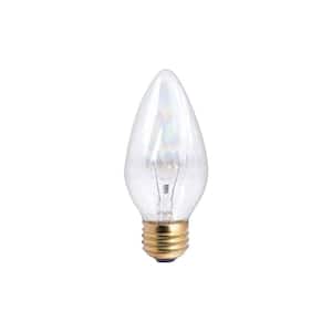 25-Watt Warm White Light F15 (E26) Medium Screw Base, Clear Dimmable Incandescent Light Bulb, 2700K (25-Pack)