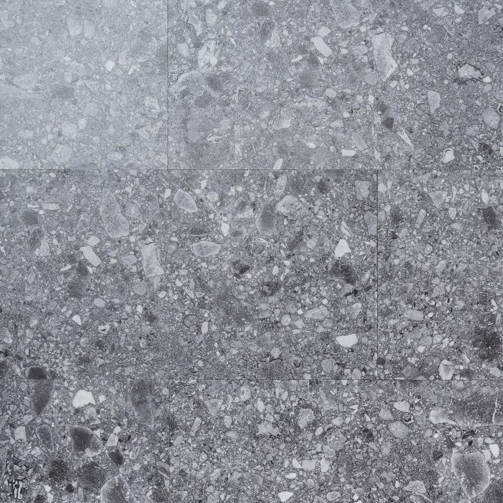 Rizzo 28 MIL Charcoal 12 in. x 24 in. Glue Down Waterproof Matte Luxury Vinyl Flooring Tile (31.96 Sq. Ft. / Case) price history on PriceWatchPro