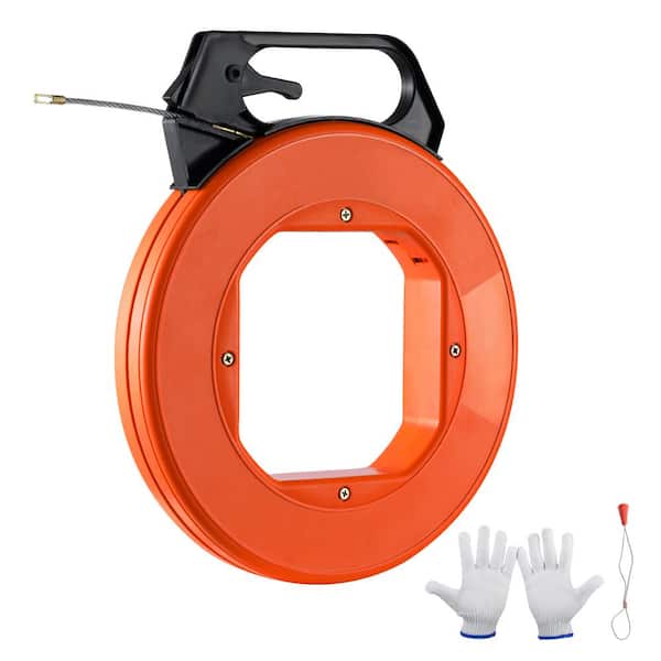 Fish Tape, 125 ft. 3/16 in. PET Wire Puller, Flexible Cable Tool with Optimized Housing, Non-Conductive