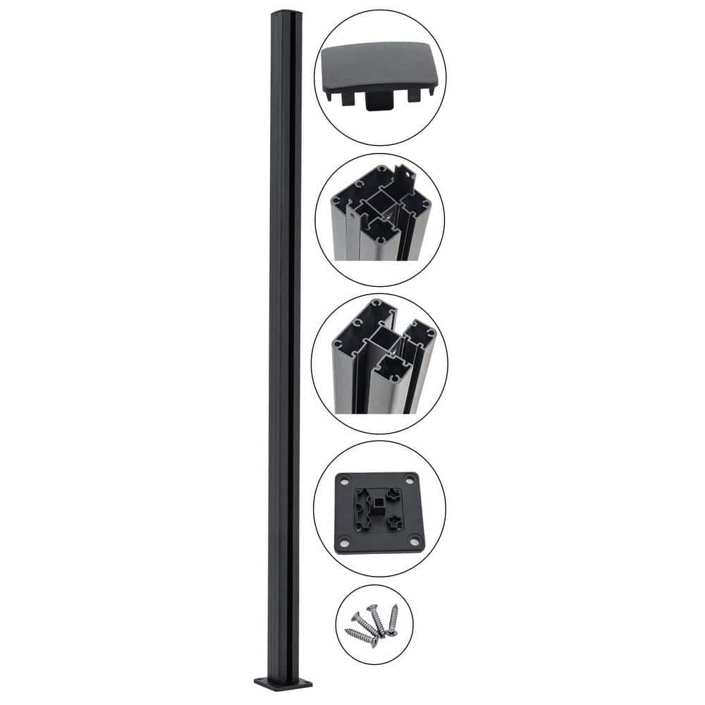 Euro Style 6 ft. Surface Mount Fence Post Kit price history on PriceWatchPro