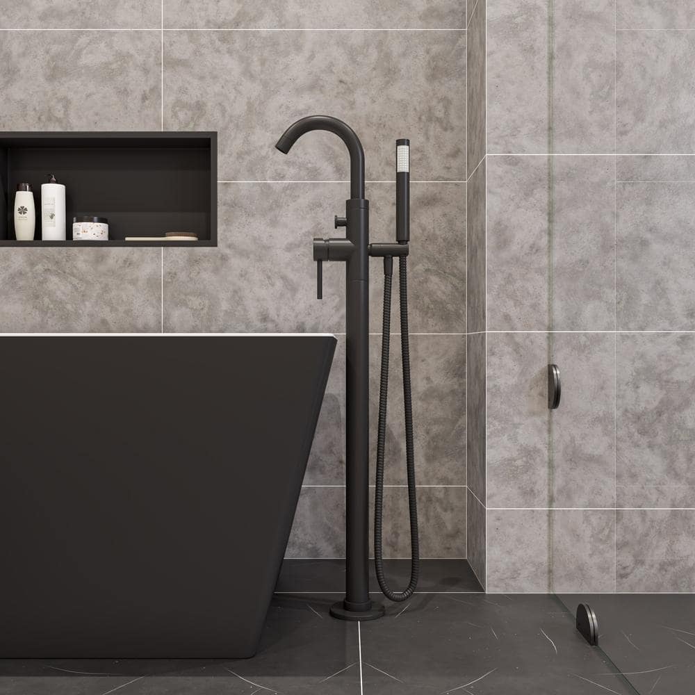 Matte Black Stainless Steel Wall Mount Shower Shelf
