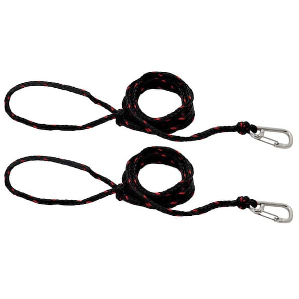  4 FT Dock Ropes with Stainless Steel Clip to Tie Up