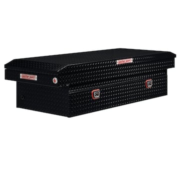 72 in. Gloss Black Aluminum Full Size Crossover Truck Tool Box