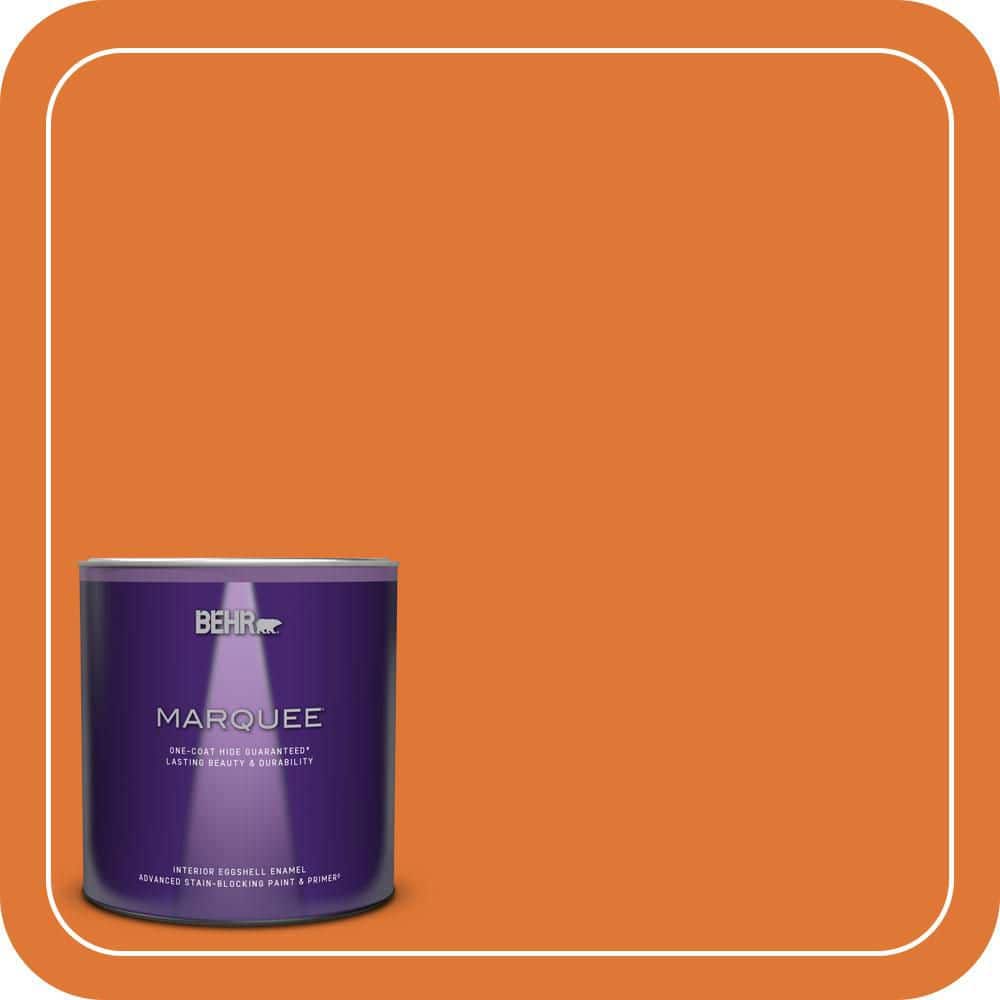1 qt. #240B-7 Carrot Stick Eggshell Enamel Interior Paint & Primer price history on PriceWatchPro