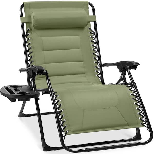 Best Choice Products Oversized Padded Zero Gravity Sage Green