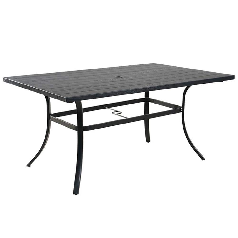 Reviews for Mondawe Rectangular Composite Outdoor Dining Table
