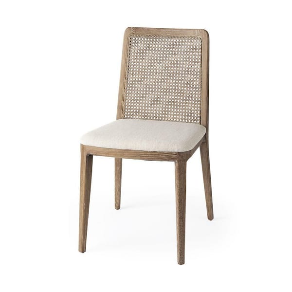 HomeRoots Mariana Light BrownCushioned Parsons Chair