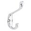 Liberty 3-1/2 in. Chrome Heavy Duty Coat Hook (15-Pack) B34864Q-CHR-KT