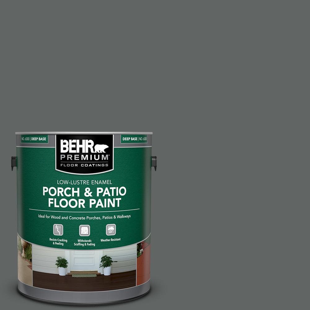 1 gal. #BXC-41 Charcoal Low-Lustre Enamel Interior/Exterior Porch and Patio Floor Paint price history on PriceWatchPro