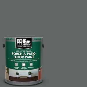 1 gal. #BXC-41 Charcoal Low-Lustre Enamel Interior/Exterior Porch and Patio Floor Paint