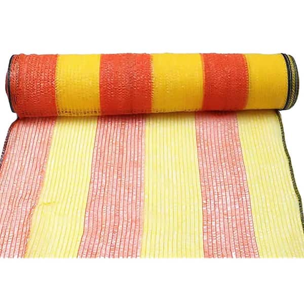 3.3 ft. x 164 ft. Safety Fence Net Orange PE Barrier Netting for Construction Garden Snow Pet Event Fencing