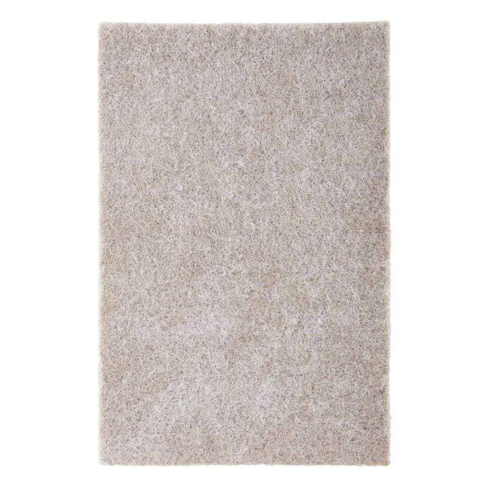 4 in. x 6 in. Beige Rectangle Surface Protection Felt Floor Pads (4-Pack) price history on PriceWatchPro