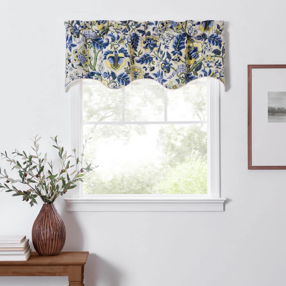 Regency 15 in. L Cotton Lined Duchess Filler Valance in Blue price history on PriceWatchPro