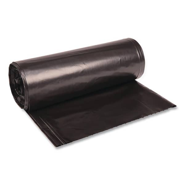 Boardwalk 60 Gal. 2 mil 38 in. x 58 in. Black Low Density Repro Can Liners (10 Bags/Roll, 10 Rolls/Carton)