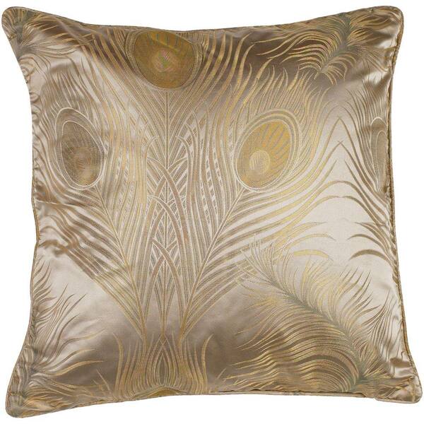 Artistic Weavers Peacock2 18 in. x 18 in. Decorative Pillow-DISCONTINUED