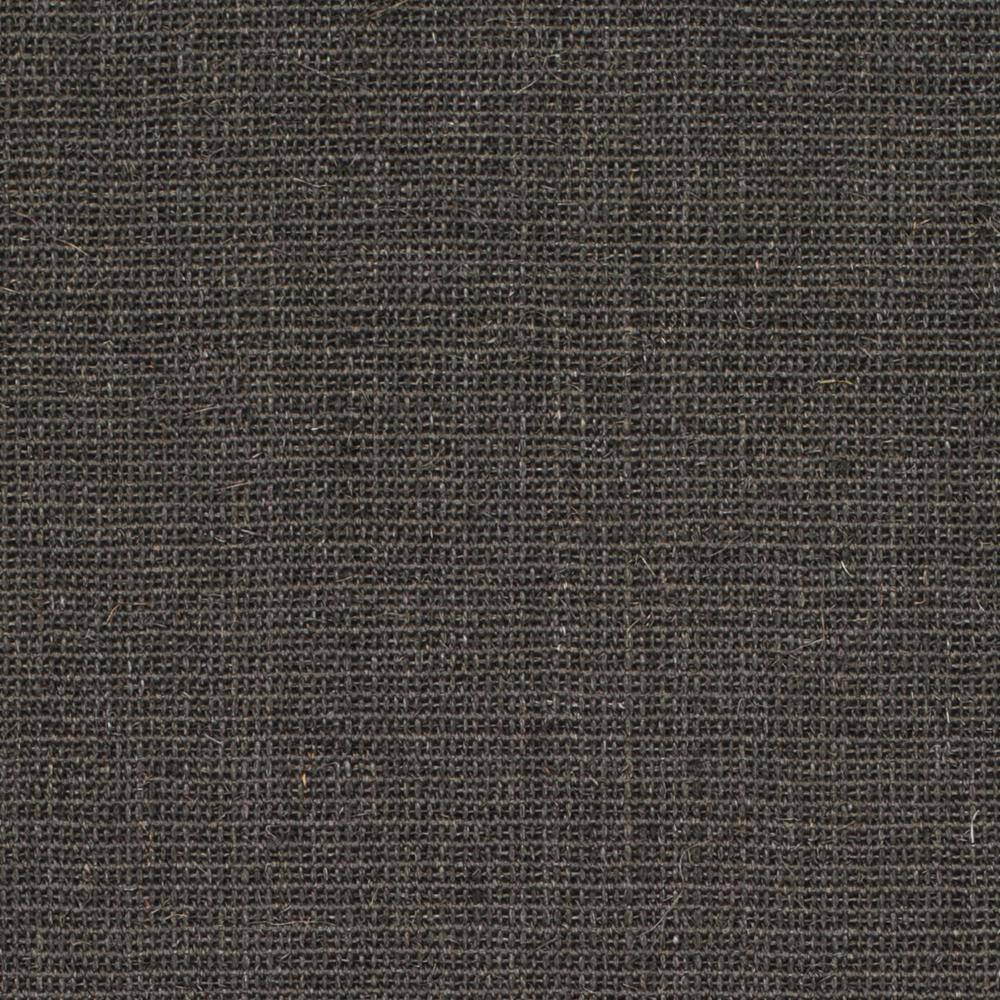 Charcoal and Black Hand-Knotted Wool Area Rug, 3' x 5'