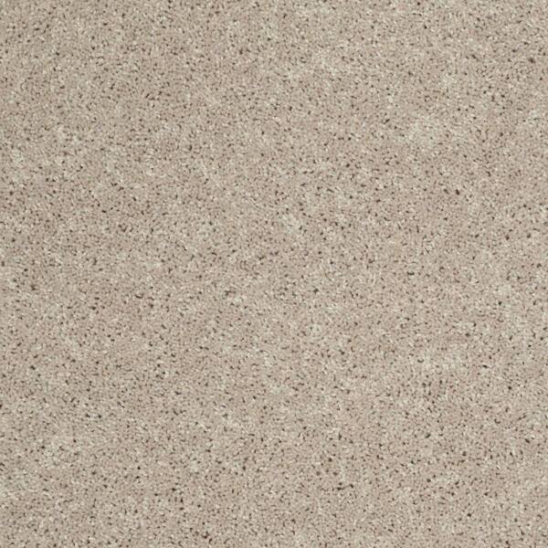 TrafficMaster Palmdale II - Coastal Beige - 31.2 oz. Polyester Texture Installed Carpet