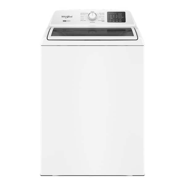 4.3 cu. ft. Top Load Washer in White with 2-in-1 Removable Agitator and Soft Close Glass Lid