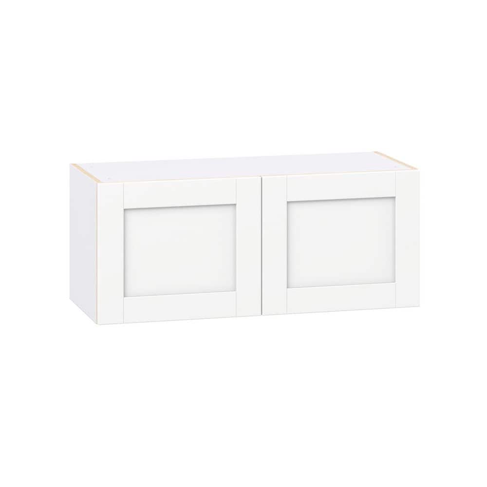 Milton 36 in. W x 14 in. D x 15 in. H Assembled Shaker Wall Bridge Kitchen Cabinet in Bright White price history on PriceWatchPro