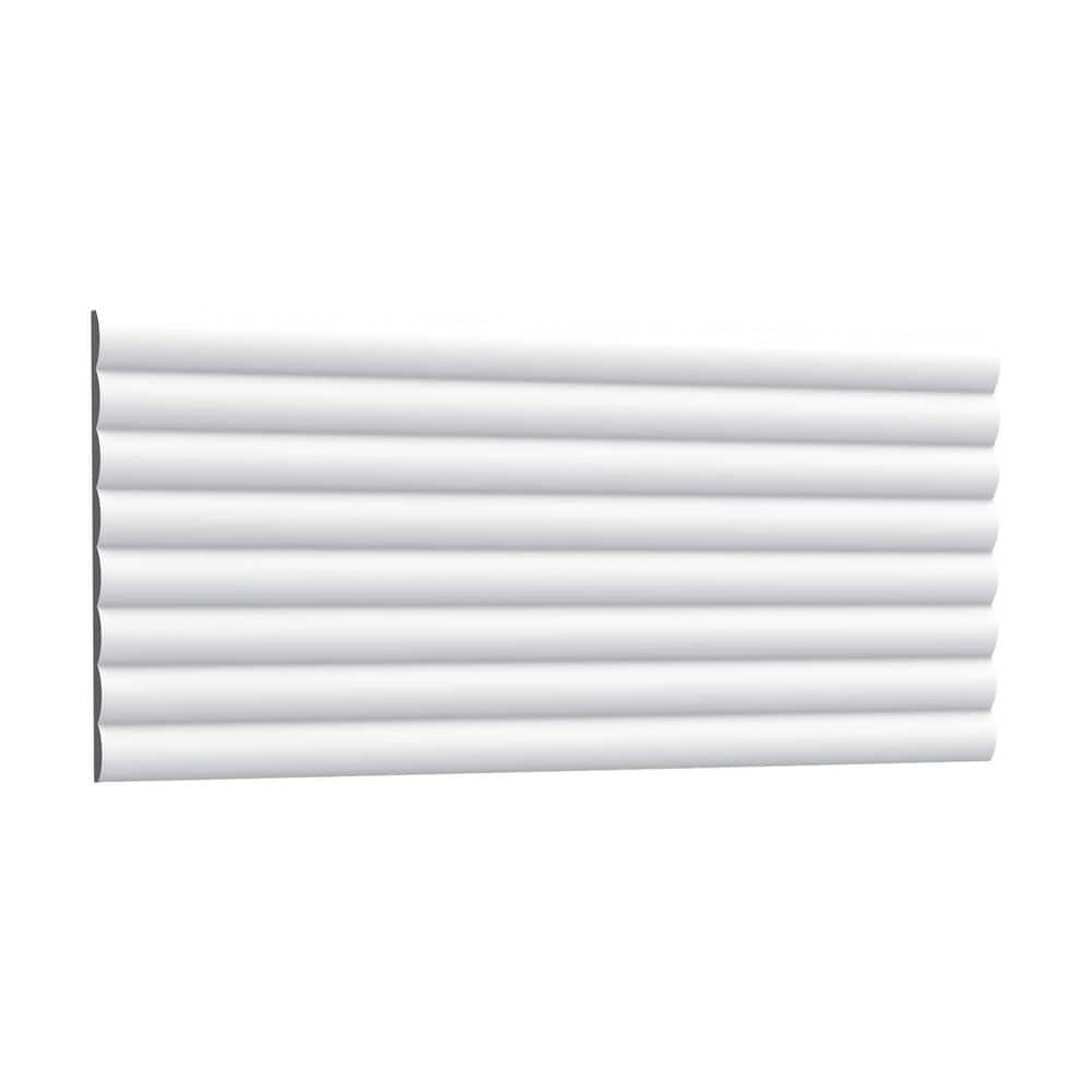 Primed White Textured Polyurethane Panel Moulding Set of 9
