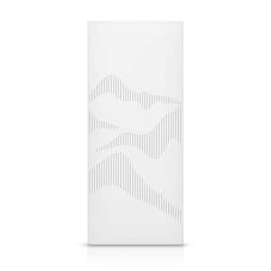 30 in. x 80 in. Hollow Core White Stained Composite MDF Interior Door Slab