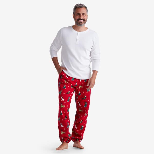 Mens Pyjama Set Top & Pants Cotton Pjs 
