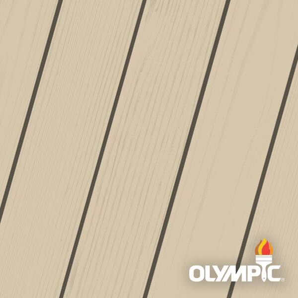 Olympic Maximum 1-qt. Beige Gray Solid Color Exterior Stain and Sealant in One Low VOC