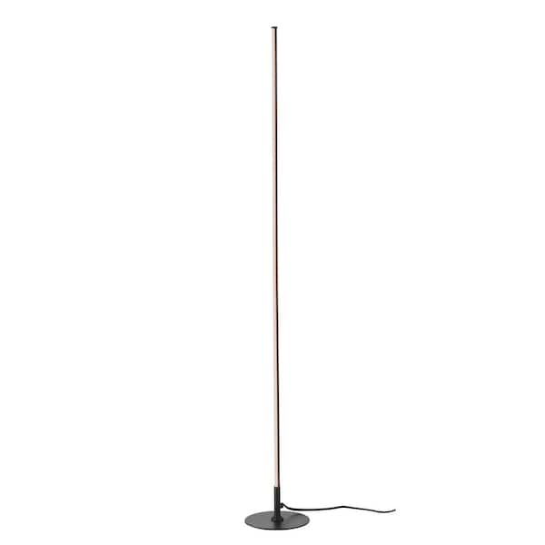 Brightech SkyLite 65 in. Classic Black Industrial 1-Light LED Energy  Efficient Floor Lamp with Built-In Gradient Dimmer Function 13-TZRW-IFAT -  The Home Depot