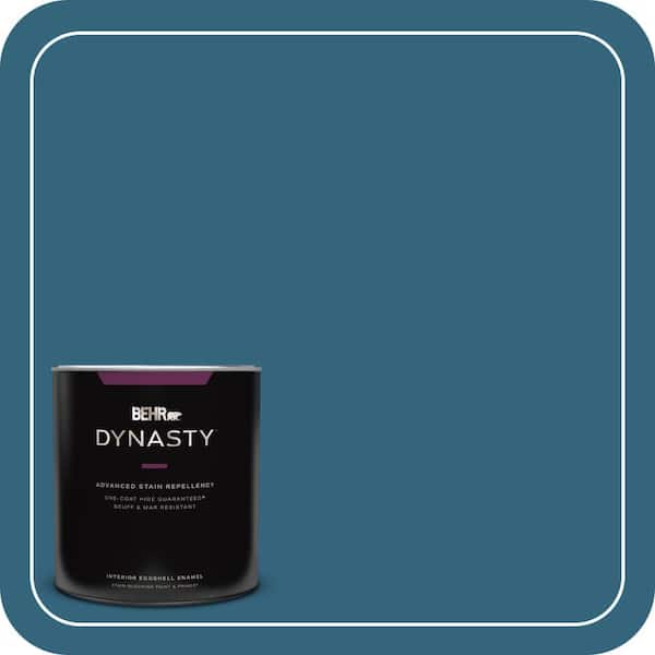 BEHR DYNASTY 1 qt. #550D-7 Southern Evening Eggshell Enamel Interior Stain-Blocking Paint and Primer