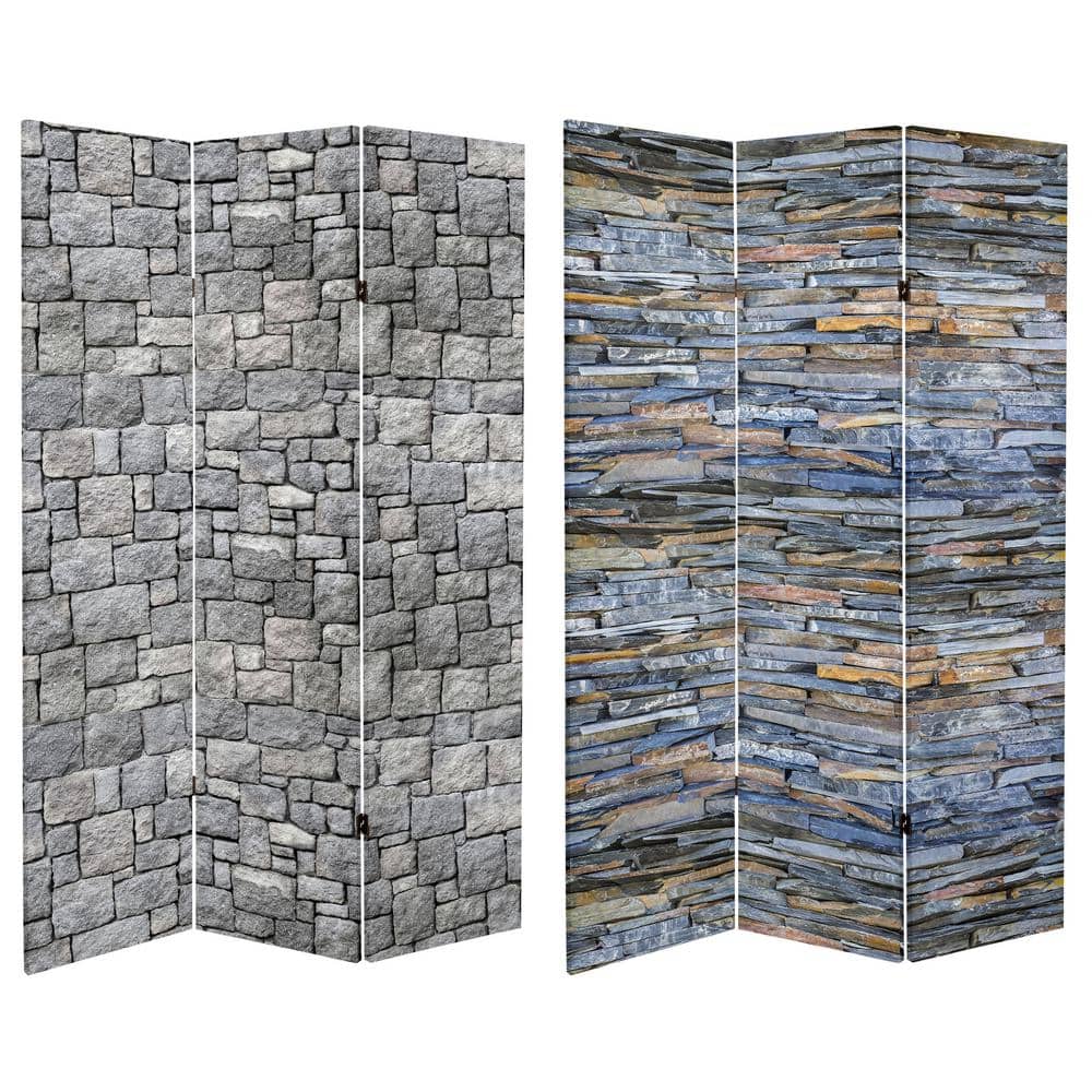 Reviews for Medieval Stone 6 ft. Printed 3Panel Room Divider Pg 1