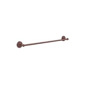 Monte Carlo Collection 30 in. Back to Back Shower Door Towel Bar in Antique Copper