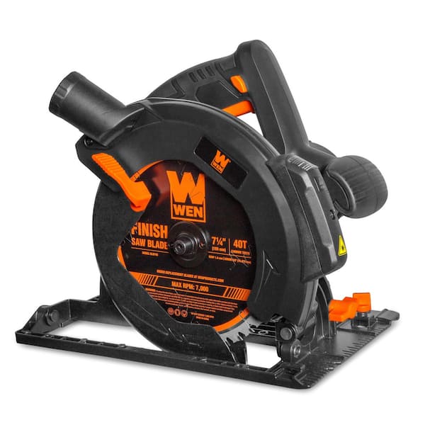 15-Amp 7.25 in. Circular Saw with Laser and Track Saw Compatible Base
