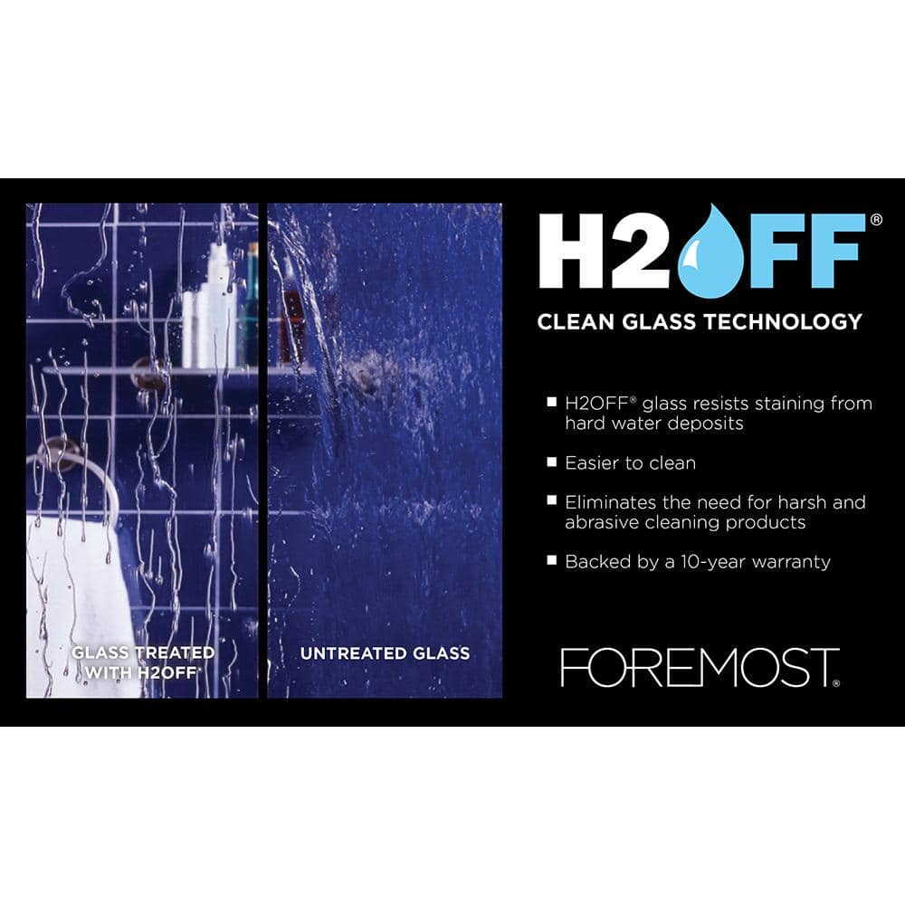 60" Silver Frameless Sliding Shower Door with Clear Glass