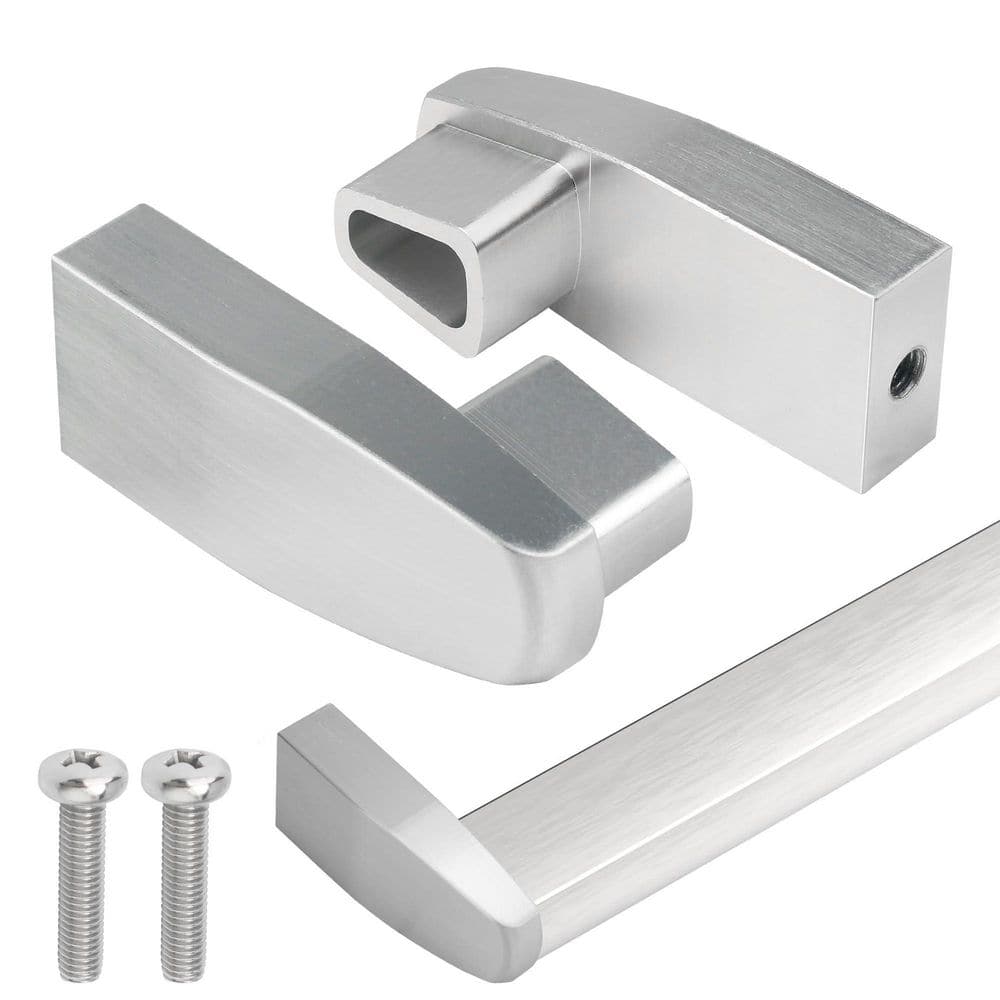 1-Piece Bathroom Accessory Set in Silver, Shower Door Towel Bar Brackets for Framed Sliding Glass Doors price history on PriceWatchPro