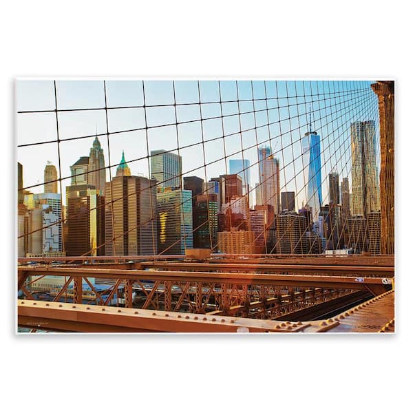 Stupell Industries Cityscape Through Bridge by Seven Trees Design Unframed Abstract Graphic Art Print 10 in. x 15 in.