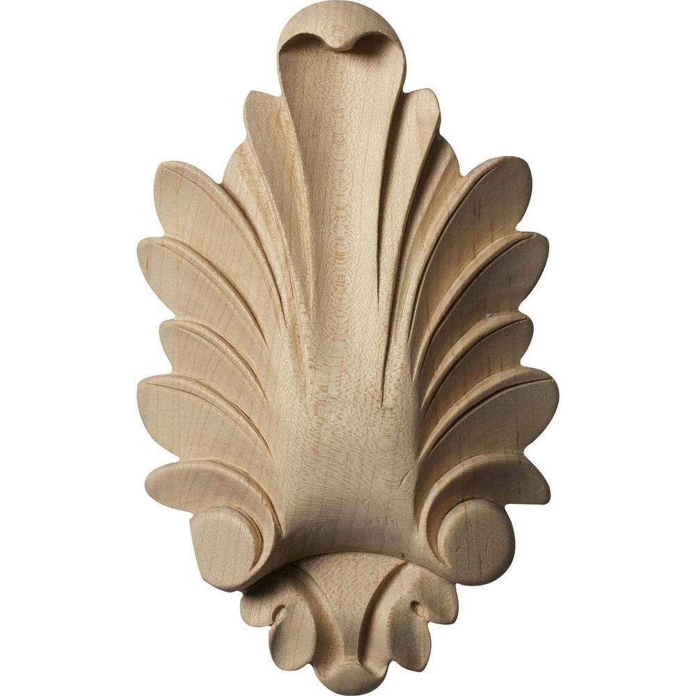 New FLEXIBLE Lg Baroque and Rose Center Architectural Furniture Applique 