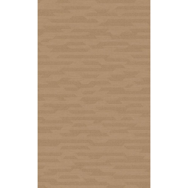 Walls Republic Brown Abstract Geometric Motif Printed Non-Woven Non-Pasted Textured Wallpaper 57 sq. ft.
