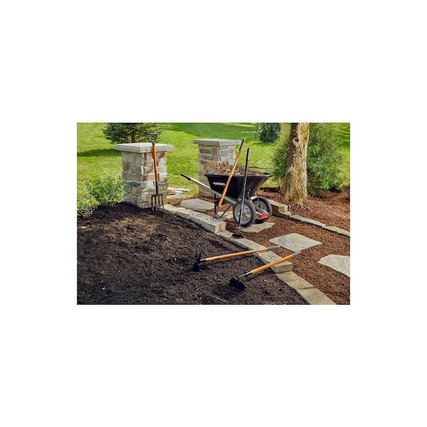 Husky - 51 in. L Wood Handle Garden Hoe