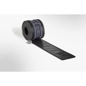 Cobra RidgeRunner 11.5 in. x 30 ft. - Filtered Plastic Roll Ridge Vent in Black