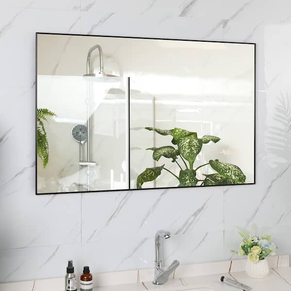 24 x 36 In. LED Bathroom Vanity Mirror with Shelf (AG8001W-M)