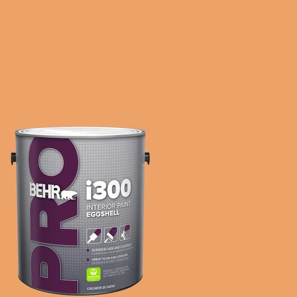 1 gal. #270D-5 Adventure Orange Eggshell Interior Paint