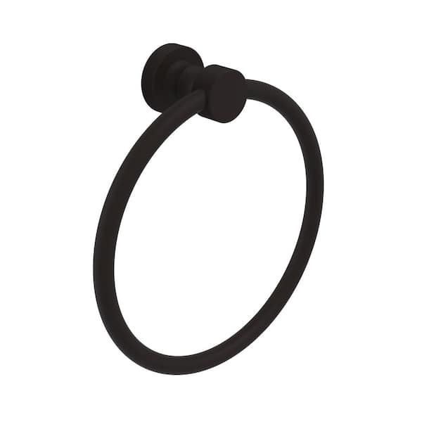 Allied Brass Foxtrot Collection Wall Mounted Towel Ring in Oil Rubbed Bronze