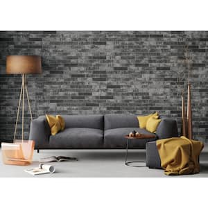 Capella Charcoal Brick 2 in. x 10 in. Matte Porcelain Floor and Wall Tile (100-Cases/515.2 sq. ft./Pallet)
