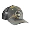 Flying Fisherman Bass Patch Trucker Hat in Camo H1787 - The