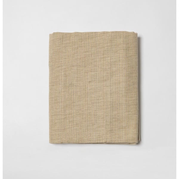 Lintex Tweed 60"X102" Green Solid 100% Cotton Tablecloth